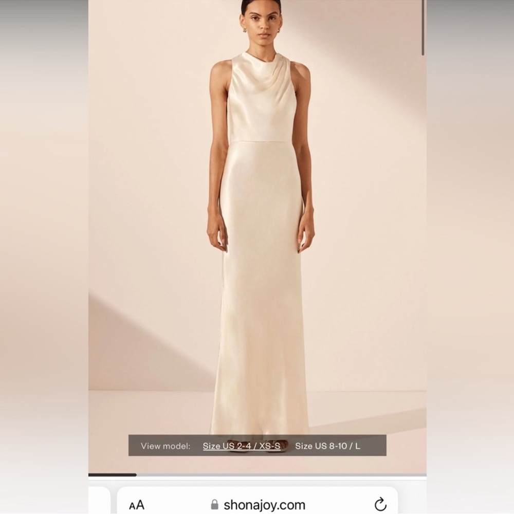 Shona Joy La Lune High Neck Maxi Dress brand new with tags